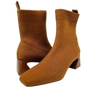 Vivaia Chic Tan Ankle Booties